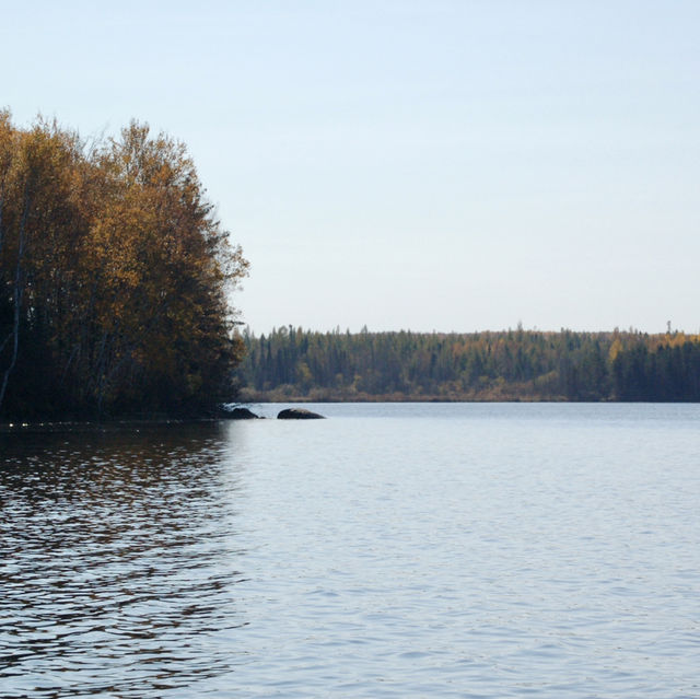 A Tranquil Paddle Through Autumn’s Colors 🌲🍁