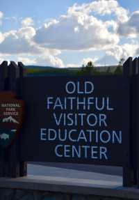 Old Faithful Geyser - the most famous geyser in Yellowstone National Park.