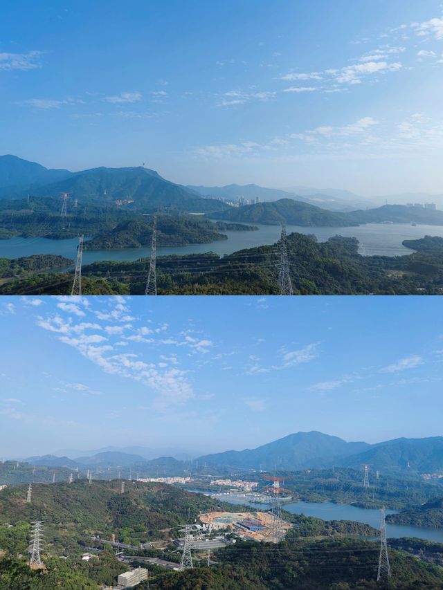聽說深圳有個小長城山頂絕美