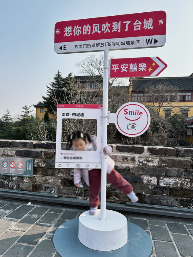 南京旅遊｜登明城牆，左瞰雞鳴寺右觀玄武湖