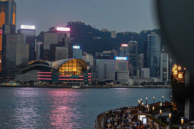 四天三夜香港自由行｜維多利亞港夜景