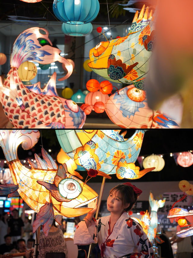佛山嶺南天地中秋賞花燈拍照去！快來拍！