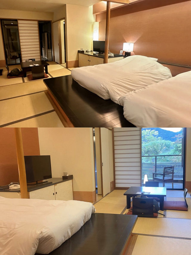 日式溫泉和男友解鎖了新的體驗。