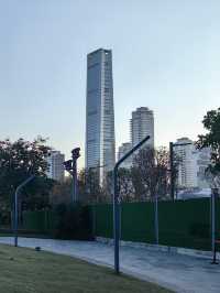 深圳人才公園的日落