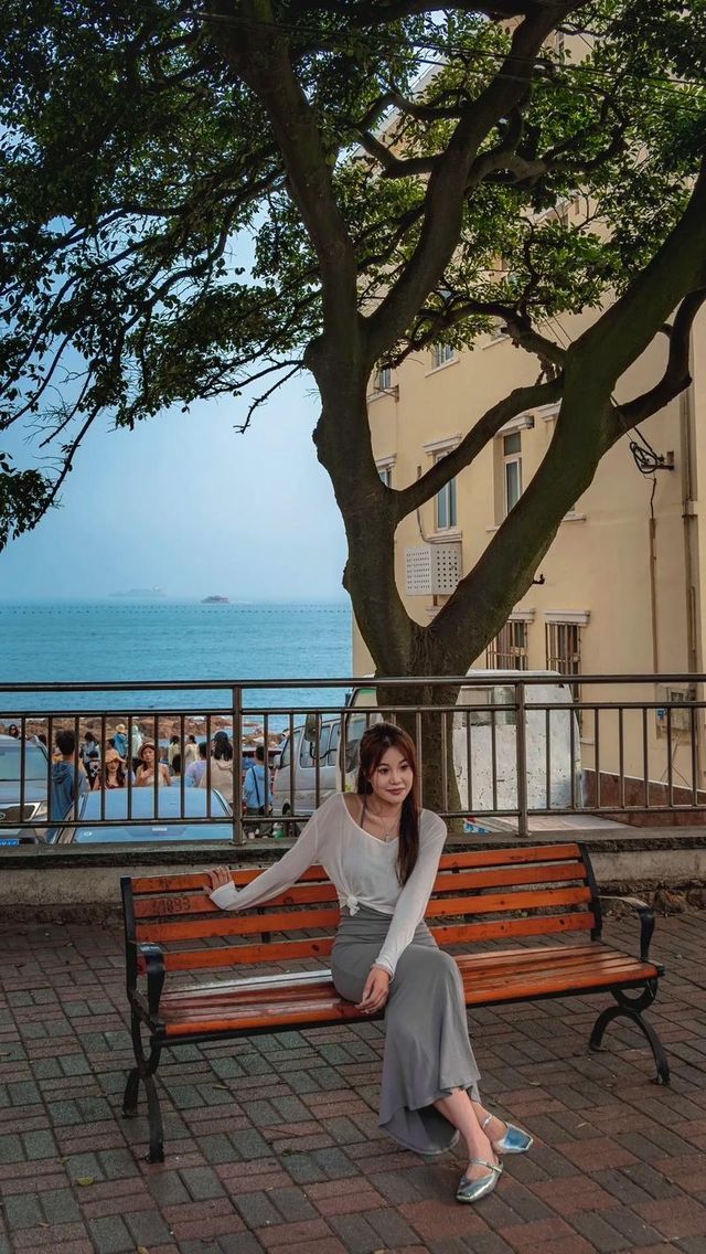 青島！！靈山衛！！通往海邊的小門