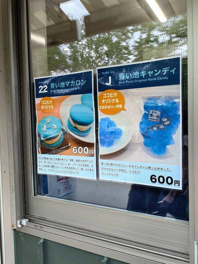 藍色的北海道白金青池