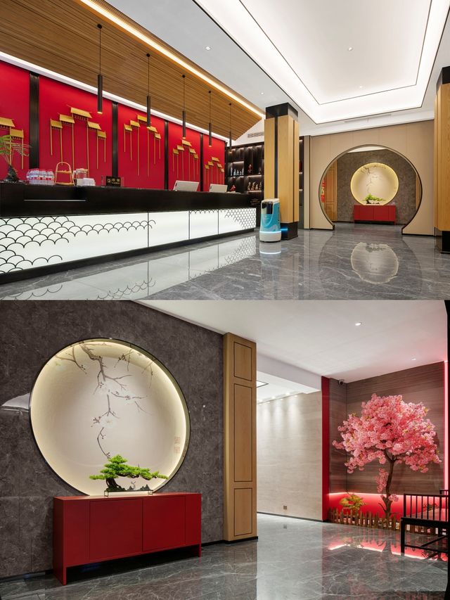 藏喺鶴壁古城入面嘅神仙酒店