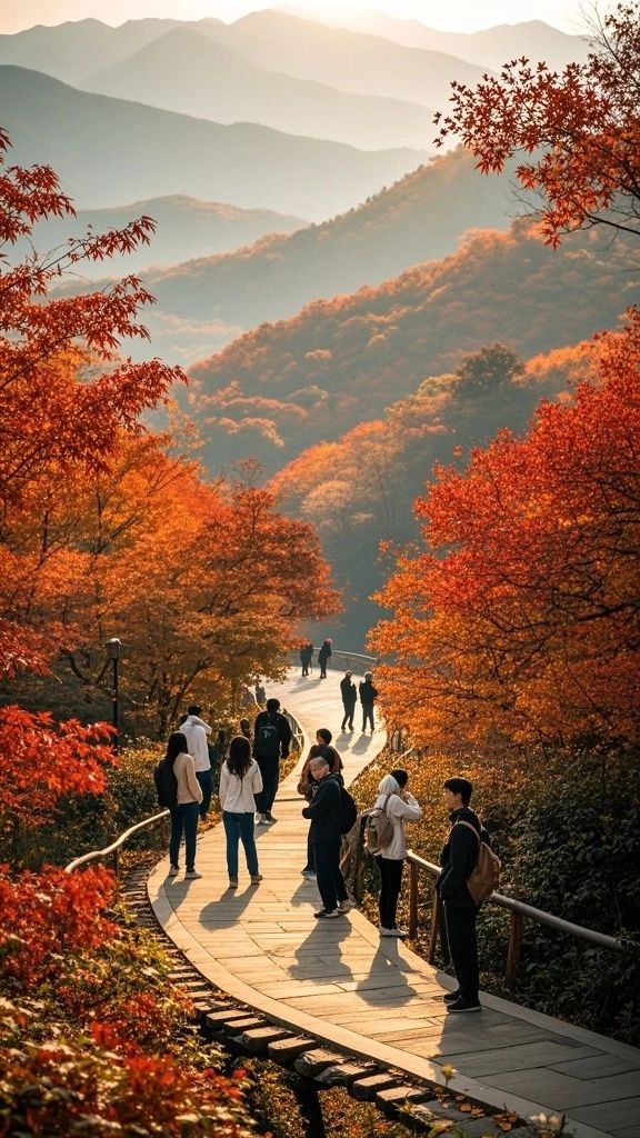 晨光中式建築絕景
