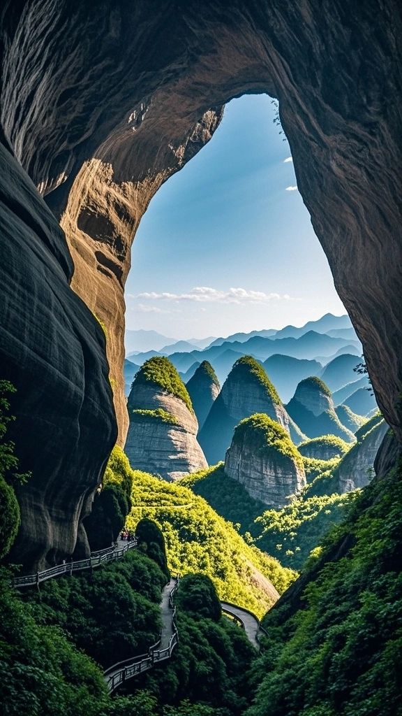 丹霞秘境登頂攻略