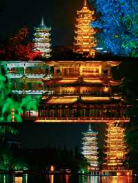 桂林夜景天花板雙塔「日月同輝」最佳機位全攻略
