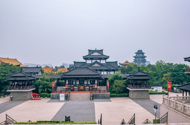 項王故里(The Ancestral Home of Xiang Wang),別稱為梧桐巷,位於江蘇 項王故里(The Ancestral Home of Xiang Wang),別稱為梧桐巷,位於江蘇