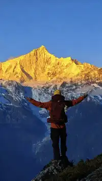 梅里新晉頂流機位！丁羊丁後山太絕了