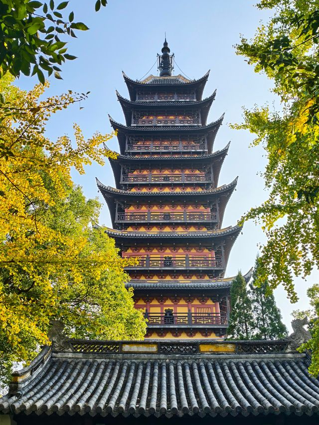 常熟｜興福禪寺紅楓，才是江南秋色的天花板！