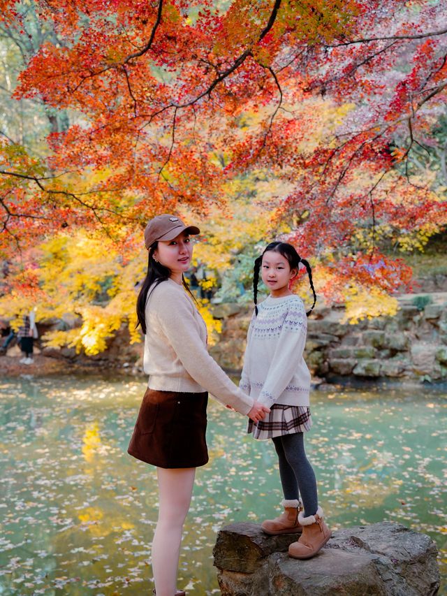 虞山秋日限定常熟紅葉美翻了丨附機位