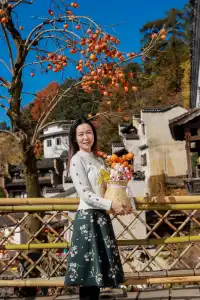 12月的婺源篁嶺曬秋，太陽是最好的濾鏡