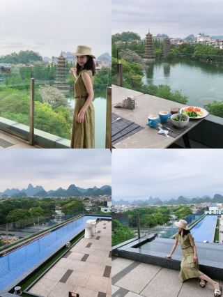 Guilin Hotels | Escape the City Center, Lie Down and Watch the Sun and Moon Twin Towers