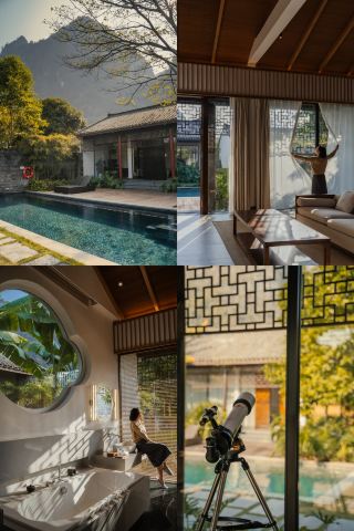 Yangshuo Luxury Hotel Ceiling|Yulong River Secluded Sanctuary