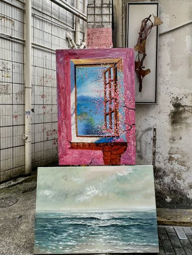 深センで最もアートな村、大芬（ダーフェン）— 何千もの絵画が生まれる