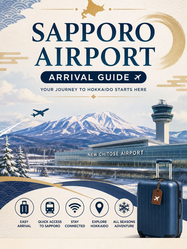 ✈️🇯🇵 Arrival Guide: New Chitose Airport (Sapporo) ❄️