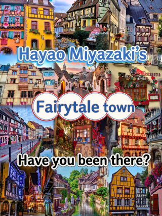 Step into a Studio Ghibli fairy tale｜Colmar, France