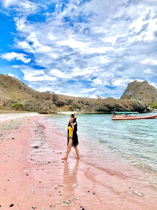Salah Satu Pantai Pink yang Terkenal⁉️🤫👀💖