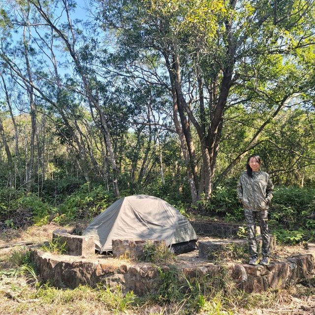 曝罟灣營地露營