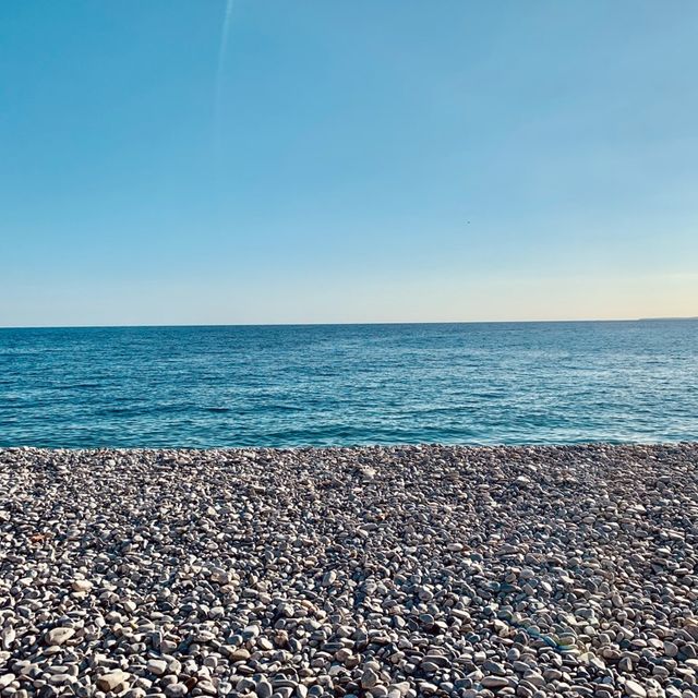 🇫🇷 PICTURESQUE Beach in Nice, French Rivera‼️🥰