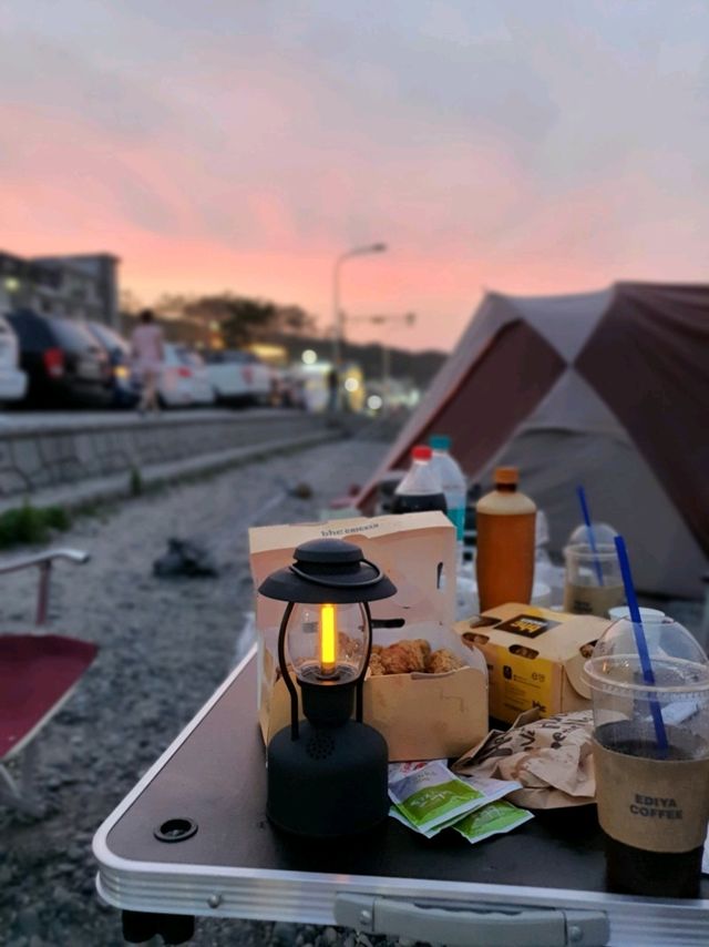 노지캠핑하기 좋은 울산 주전해수욕장🏖