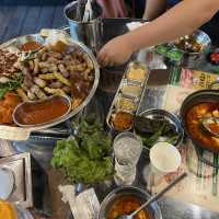 한판에 구워주는 고기 🥩 맛집 추천 완판도 파장시장점