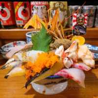 航空母艦級嘅足料魚生飯 @ 信兵衛