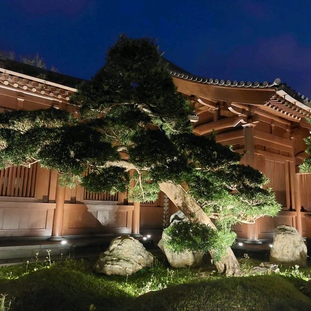 夜遊南蓮園池 静心漫步看建築 夜遊南蓮園池 静心漫步看建築