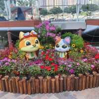 有避風塘景的風之塔公園