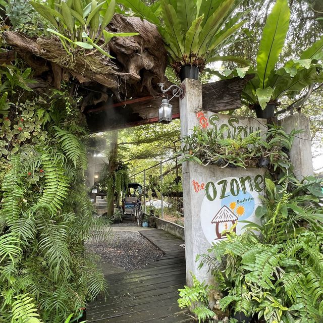 ดิ โอโซน คาเฟ่คลายร้อน ที่บางกระเจ้า