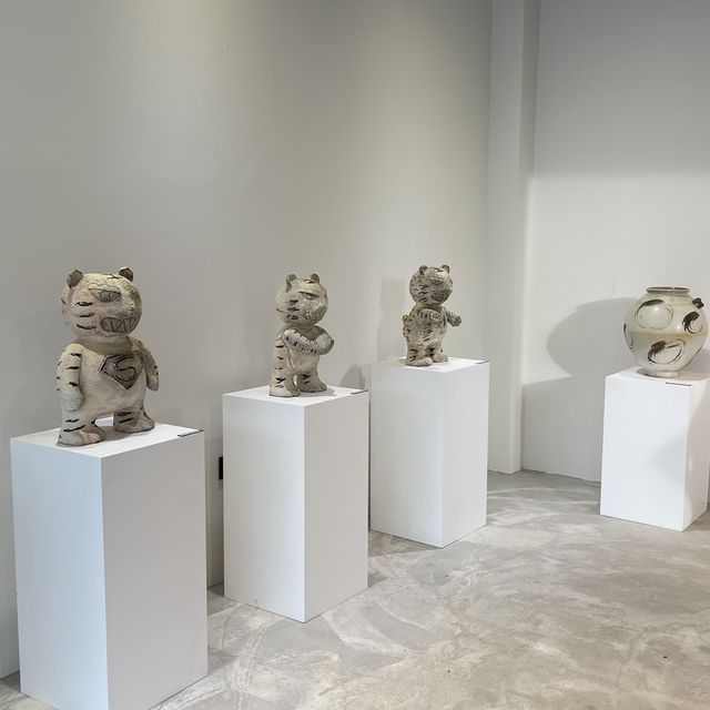 범을 주제로 한 도예 전시🐅🐅🐅