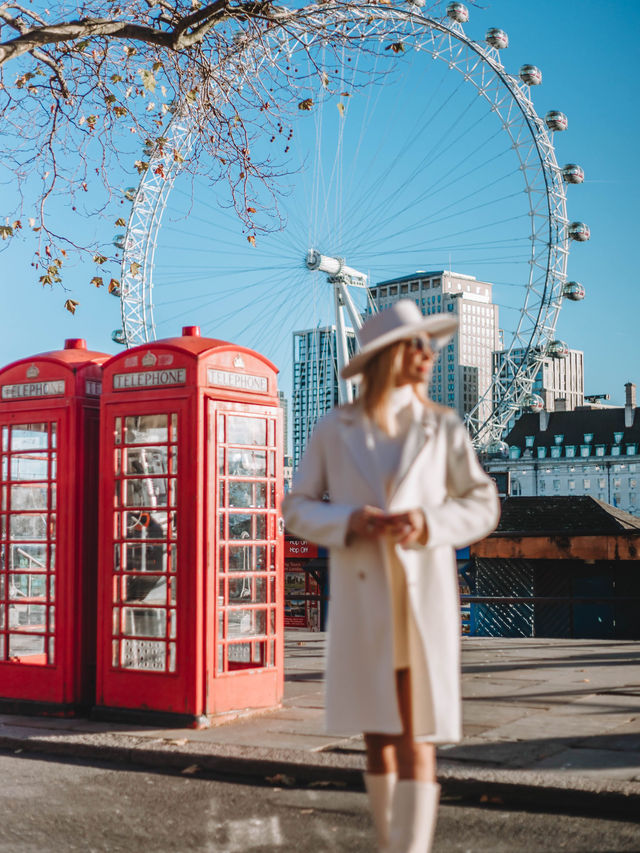 My fave spot to watch the London Eye! 🇬🇧 