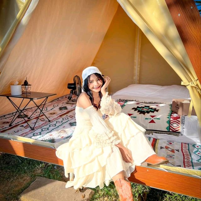 ที่พักเปิดใหม่เขาค้อ สไตล์แกลมป์ปิ้ง ฟีลดีมาก เพียงคนละ 590 บาท🏕️⛰️