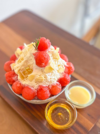 태국 피피섬 인스타 감성 카페 Qoori Qoori Cafe 수박 빙수