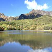 Lake Kagami in Nagano