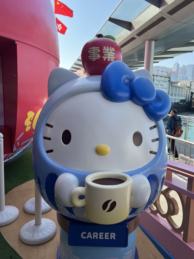 Hello Kitty 50周年‼️祈求好運氣😎海港城新年打卡位