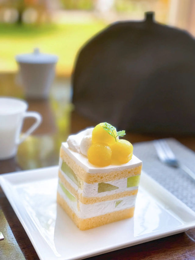 【高輪】鮮緑が気持ちいい🌿‬ゆっくり落ち着いて過ごせるホテルラウンジ☕️光明