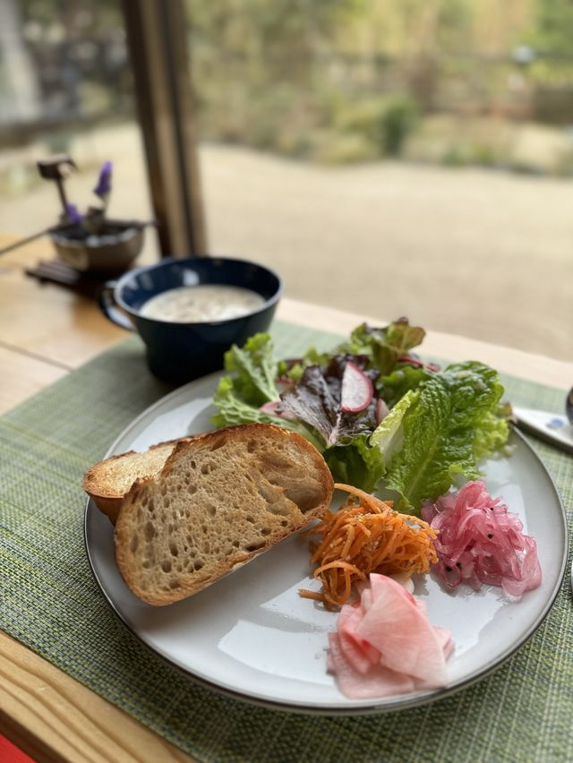 【福岡カフェ】枯山水を見ながらゆっくりとお食事しませんか？🌳