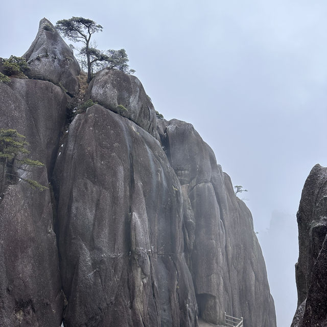 Snowy Huangshan in Anhui China