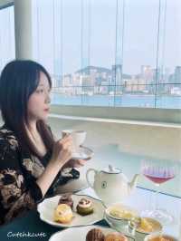 對著香港維港海景吃下午茶是什麼體驗