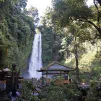 Stunning waterfall in Bali
