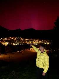 Aurora phenomenon in Switzerland 