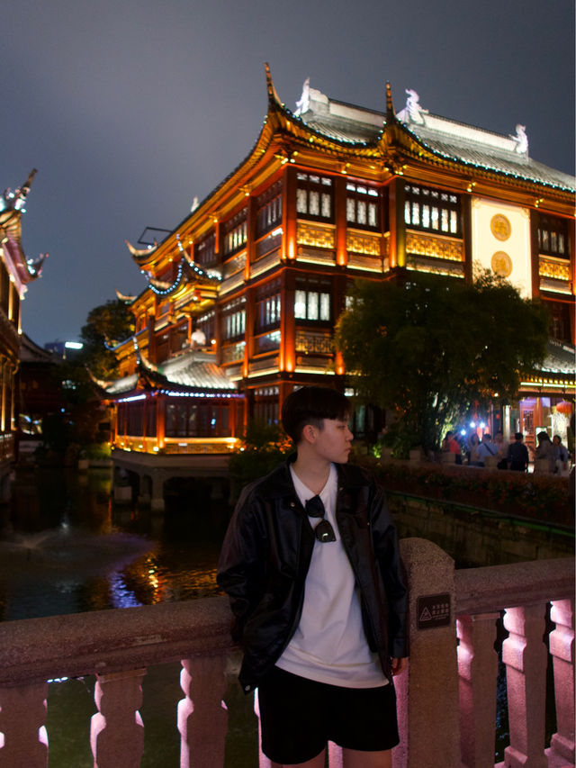 上海豫園 夜景超級漂亮出大片！