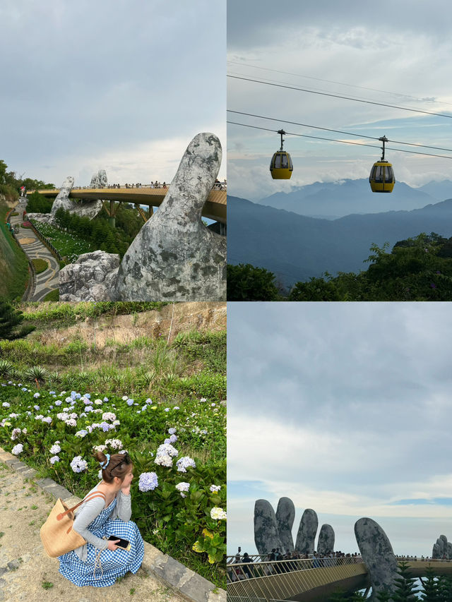 🇻🇳峴港旅行·巴拿山佛手金橋