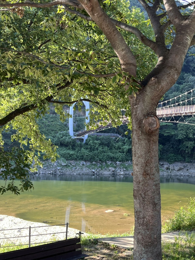 괴산 갈론마을 가볼만한 곳 연하협구름다리 추천 !🌉