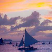 Best Sunset that took my breath away at Boracay Beach!