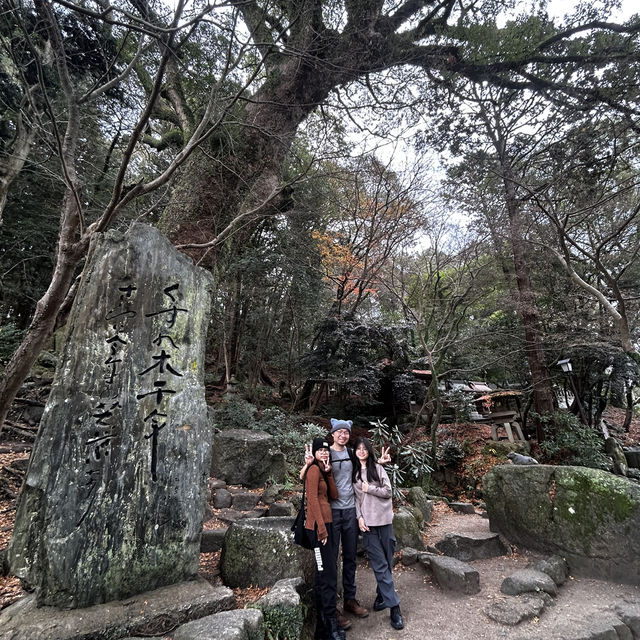 Japan-Dazaifu-Shop and hike all in one place 